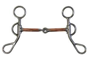 New! 🐎 💖  Ranchmans Argentine Snaffle w/Copper